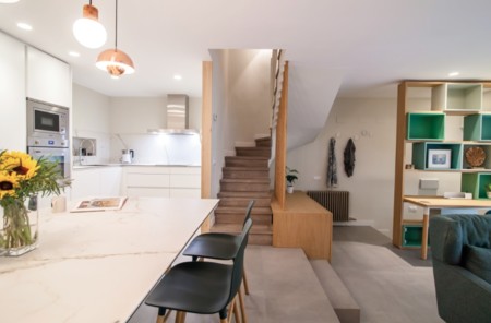 Puertas abiertas: cocina, comedor y salón integradas en la misma ... Diseño comedor cocina