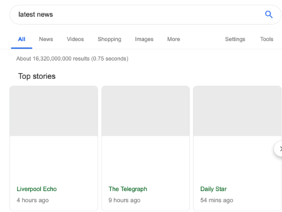 Así es como dice Google que se verá el buscador si finalmente se aprueba la reforma de la Ley de Copyright