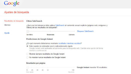 Google nos permite ahora guardar nuestras preferencias en las búsquedas con nuestro perfil
