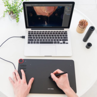 Disfruta del dibujo con la tableta gráfica inalámbrica XP-Pen Deco 03 por un precio increíble