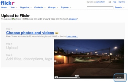 Flickr añade vídeos para todos, aumenta el número de sets y mejora el HD