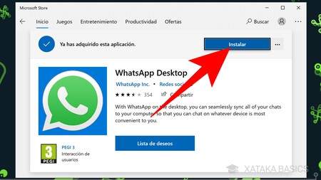 para instalar whatsapp en pc