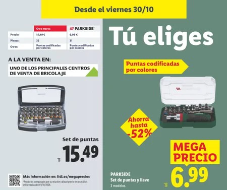 Juego De Carraca Puntas Y Llaves De Vaso Folleto Lidl