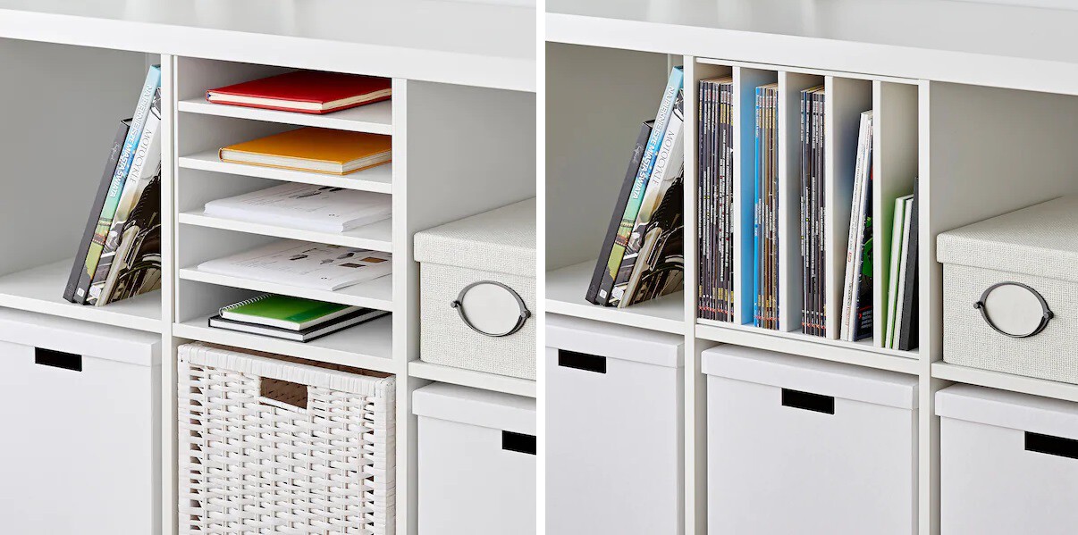 El hack de Ikea para tener una estantería Kallax diseñada al gusto y