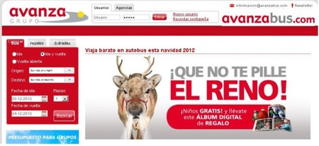 En Avanzabus los niños viajan gratis esta Navidad