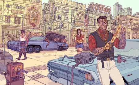 Death Burger, el artista de Sabadell que ha diseñado las cuatro ilustraciones para las cajas metálicas de Cyberpunk 2077