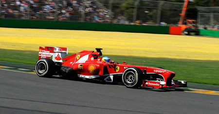 Fernando Alonso, el segundo piloto más contento de la parrilla