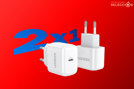 Carga la batería de tu iPhone súper rápido: el pack de mini adaptadores UGREEN 20W PD se queda a 11,99 euros en Amazon con cupón