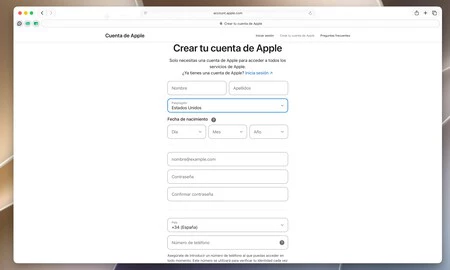 Crear Cuenta Estados Unidos