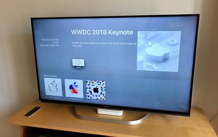 La App de la WWDC 2018 en tvOS ya está lista para la keynote del lunes