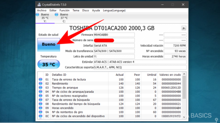 Cómo comprobar salud de disco en Windows