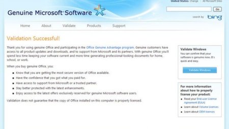 Microsoft termina con su programa "Office Genuine Advantage"