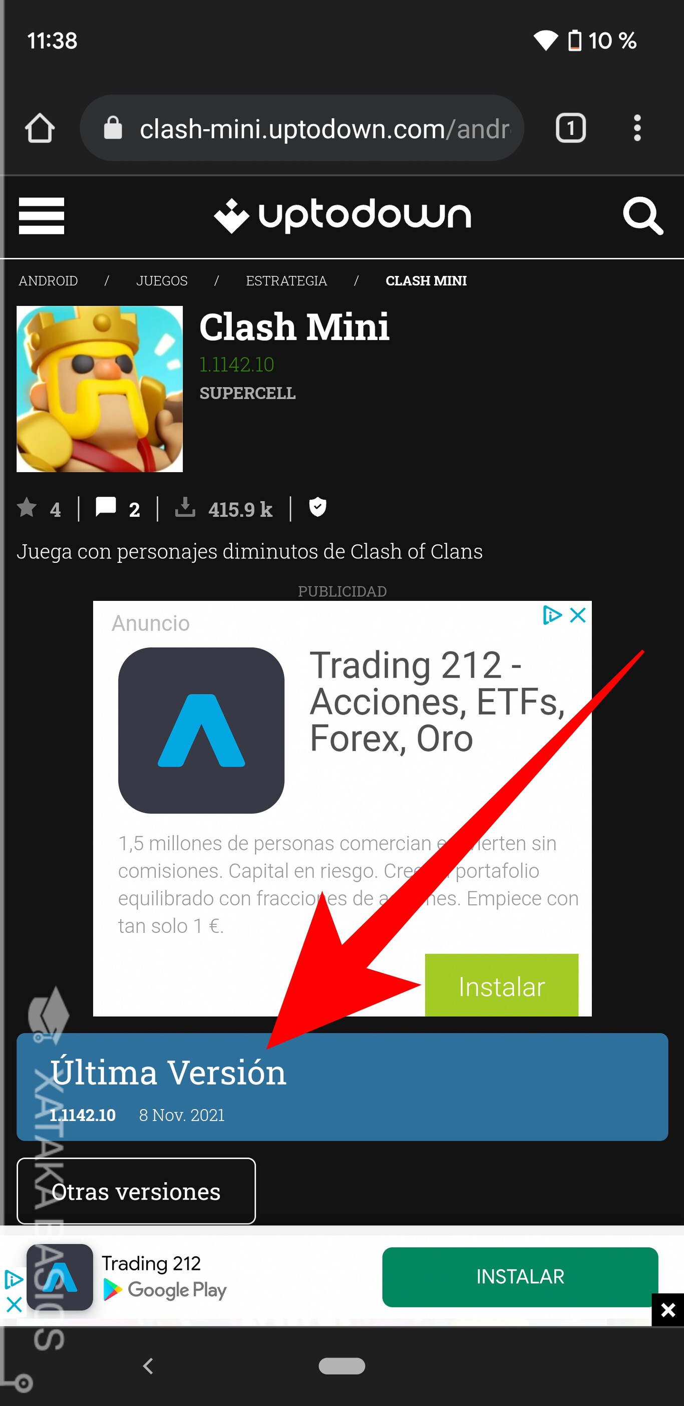 Cómo descargar Clash Mini en tu móvil Android para probar