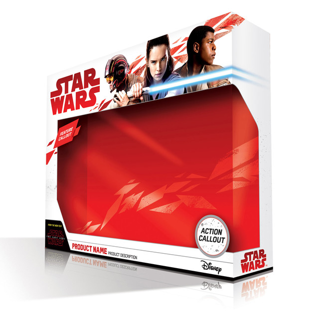 La caja donde vendrán los juguetes de Star Wars VIII