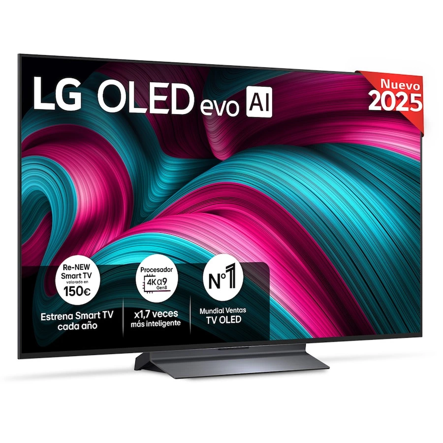 LG - TV OLED evo AI C5 121cm (48') LG OLED48C56LB, Smart TV 4K.