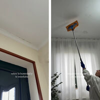 “La clave está en limpiar dando toquecitos”: así hay que quitar las humedades de paredes y techos, según esta experta