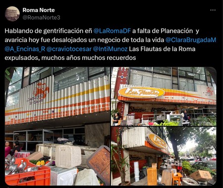 Adiós a un clásico de la Roma: desalojan negocio de flautas que operaba desde 1966
