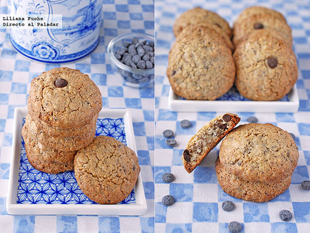 Galletas crujientes de avellana y chocolate. Receta
