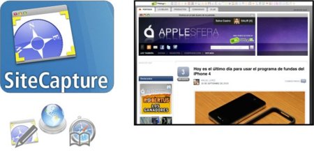 Site Capture, buena utilidad para hacer capturas de múltiples sitios web