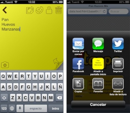 1TapNote para iPhone, para los que sus notas son el centro del mundo
