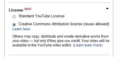YouTube se abre a las licencias Creative Commons