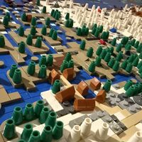 Este fan incondicional de Skyrim ha recreado su mapa al completo con una obra alucinante formada por 73.000 piezas de LEGO