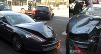Dolorpasión™: Audi Q5 contra Aston Martin Rapide, golpe en la pequeña China