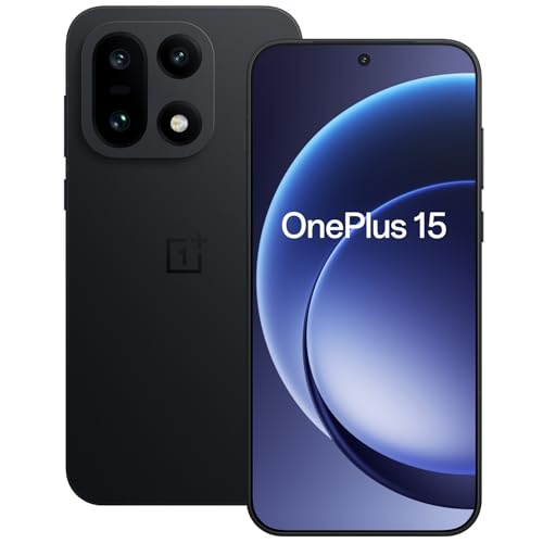 OnePlus 15 Smartphone con Tri-Chip AI, Snapdragon 8Elite Gen5, Pantalla de 6,78" a 165Hz, batería de 7300mAh y Triple cámara de 50MP, 16GB RAM+512GB ROM, Negro Infinito – Garantía extendida de 3 años