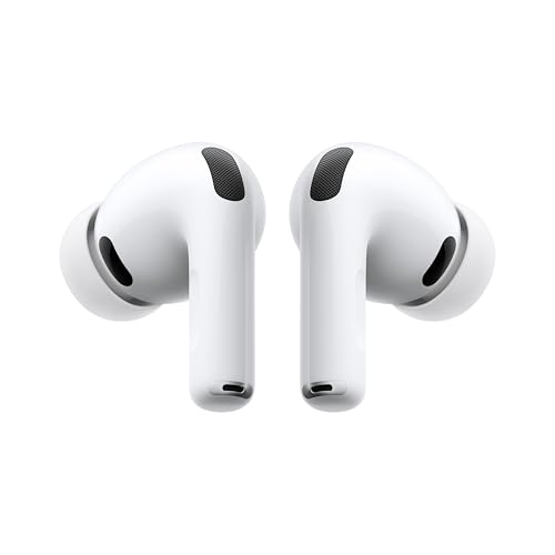 Apple AirPods Pro 3 Auriculares inalámbricos con cancelación Activa de Ruido, medición de frecuencia Cardiaca, Auriculares Bluetooth, Audio Espacial, Sonido de Alta fidelidad y Carga por USB-C