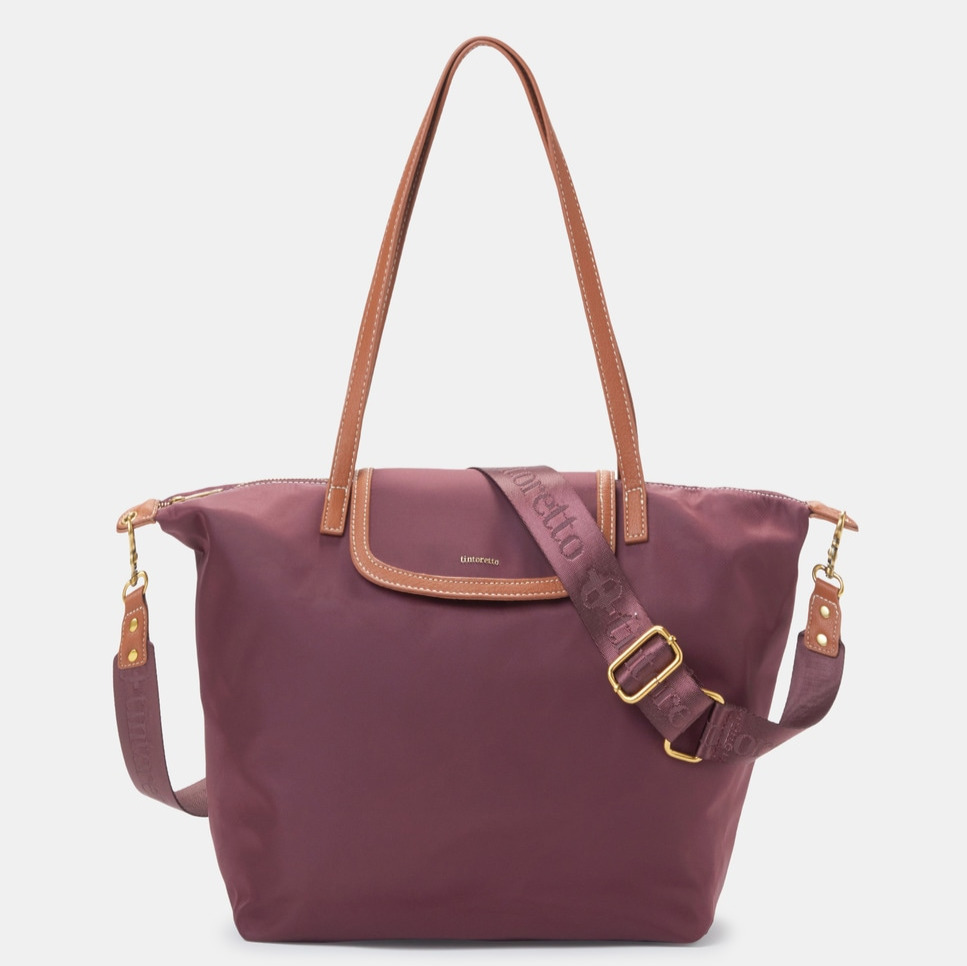 Tintoretto
Bolso shopper de nylon con asa extraible