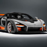El McLaren Senna ya tiene su réplica a tamaño real de LEGO: no podrás conducirlo, pero sí escuchar su motor V8