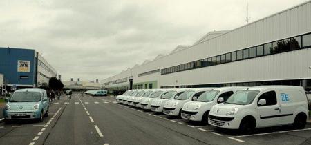Las primeras unidades de la Kangoo Z.E. salen de la fábrica