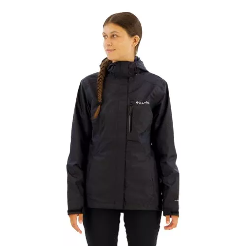 Columbia Pouring Adventure 3 Jacket, Chaqueta impermeable para la lluvia Mujer