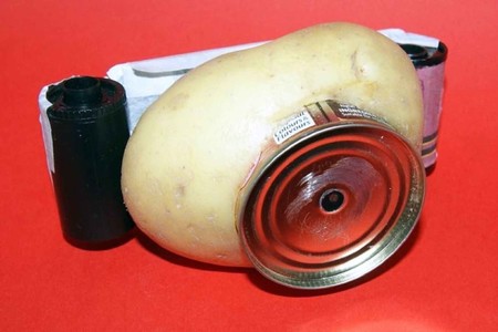 La 'potatocamera' o cómo fabricarse una estenopeica con una patata