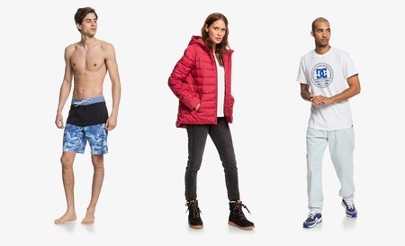 10% extra de descuento en artículos ya rebajados hasta un 50% en Quiksilver, Roxy y DC Shoes por la compra de 3 artículos