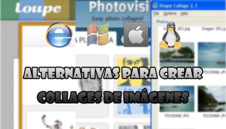 Tres alternativas para crear collages de imágenes fácilmente