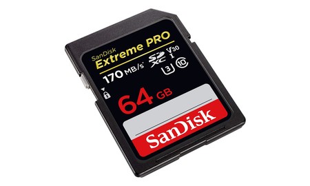SanDisk Extreme Pro 64 GB, hoy en Amazon por sólo 20,99 euros: espacio para tus fotos por muy poco dinero