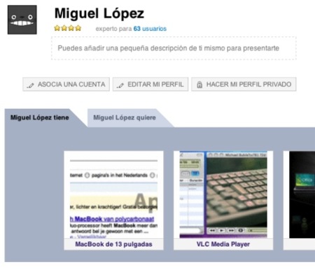 pagina usuario applesfera