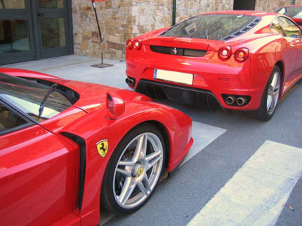 Concentración Ferrari en Andorra