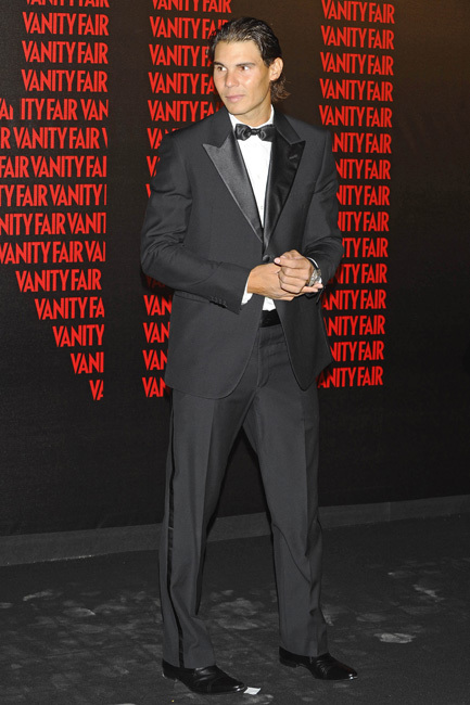 Nadal, hecho un pincel, que para algo es el personaje del año de Vanity Fair