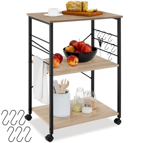 tectake® Carrito e isla de cocina