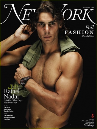 Rafa Nadal impresionante en New York Magazine