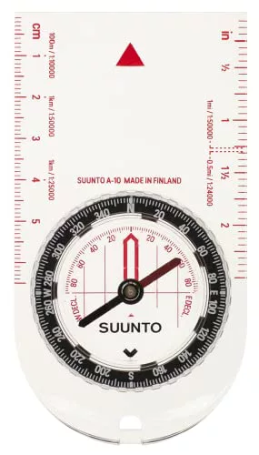 Suunto A-10 Nh Compass, Brújula Unisex Adulto, Blanco, Única