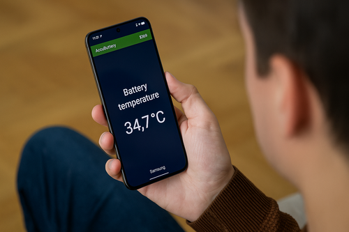 temperatura del teléfono