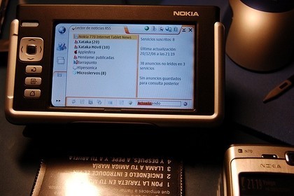 Imagen de la semana: Nokia 770 saliendo a internet con Yoigo