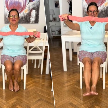 Nani Duran de Ascanio, profesora de Pilates: "Esta rutina de pilates en silla y con una toalla es perfecta para mayores de 60 años" 