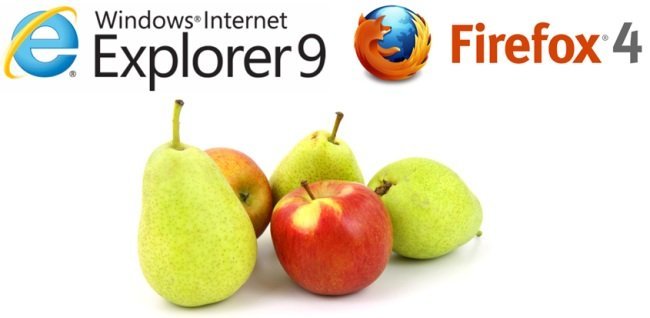 Internet Explorer 9 y Firefox