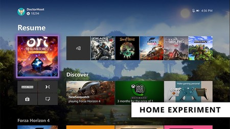 Así será el nuevo aspecto del menú home de Xbox One: adiós a las pestañas y al uso de Cortana desde la consola