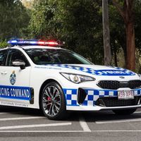 La policía australiana estrena el Kia Stinger como coche patrulla, en versión V6 biturbo de 370 CV