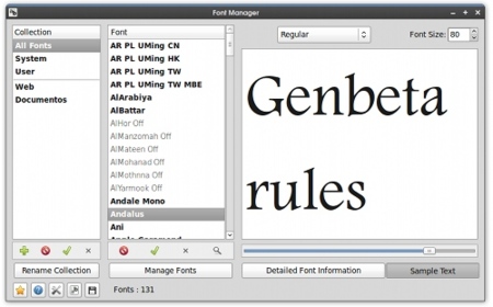 Font Manager: un buen gestor de tipografías para GNOME